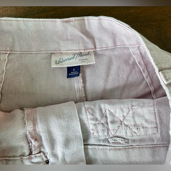 Universal Thread High Rise pleated front denim Shorts - Picture 3 of 6